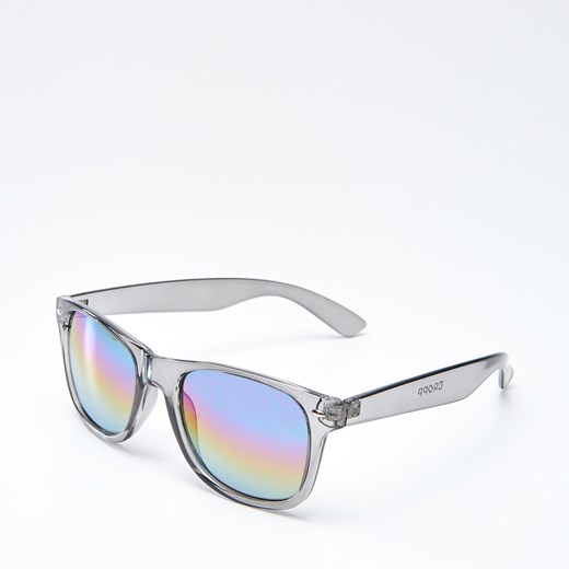 Cropp - Okulary przeciwsłoneczne - Wielobarwny bialy Cropp One Size 