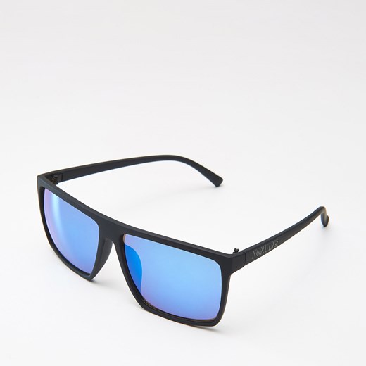 Cropp - Okulary przeciwsłoneczne - Niebieski bialy Cropp One Size 