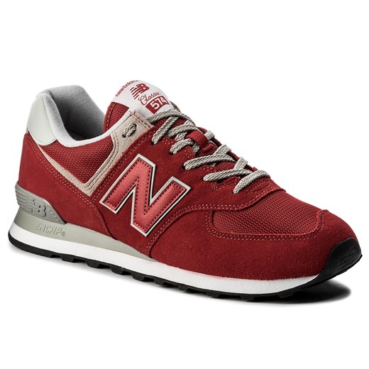 Sneakersy NEW BALANCE - ML574ERD Czerwony New Balance czerwony 42.5 eobuwie.pl