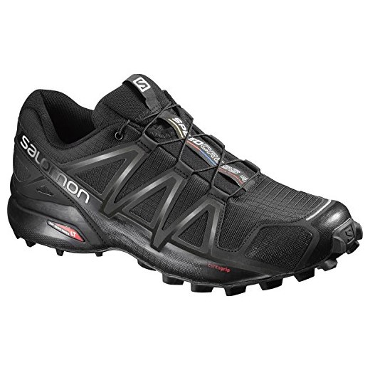 Buty do biegania w terenie Salomon Speedcross 4 dla mężczyzn, kolor: czarny (Schwarz/Schwarz/Schwarz-Metallik)