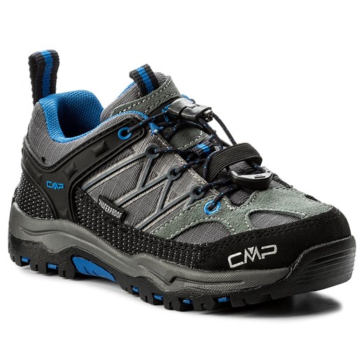 Trekkingi CMP - Kids Rigel Low Trekking Shoes Wp 3Q54554 Grey/Zaffiro 52ak Cmp czarny 35 eobuwie.pl