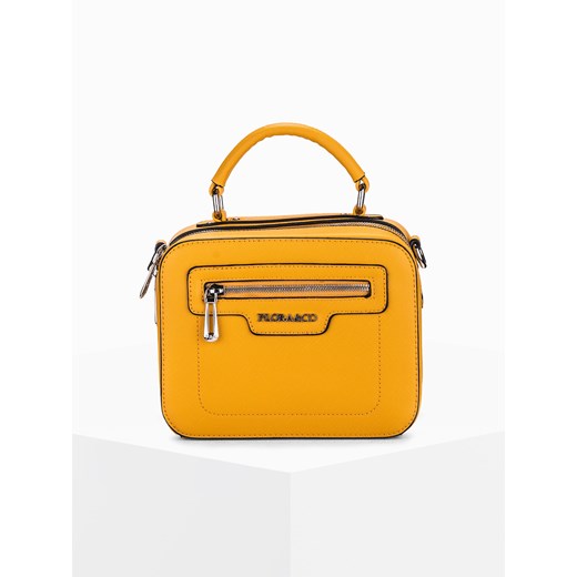 Żółta torebka Flora&Co kuferek BLR002 zolty uniwersalny LaRica