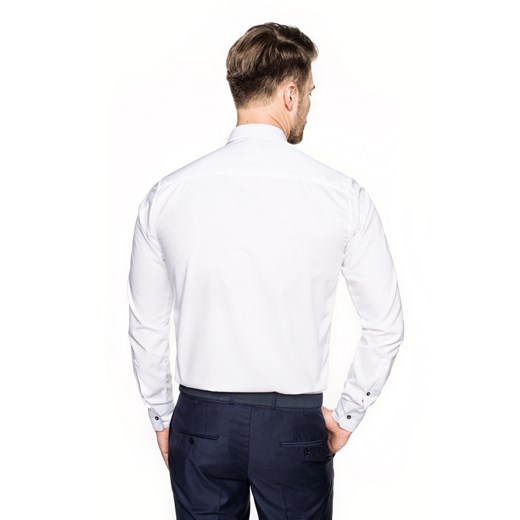 koszula bexley 2521/3 długi rękaw custom fit biały
