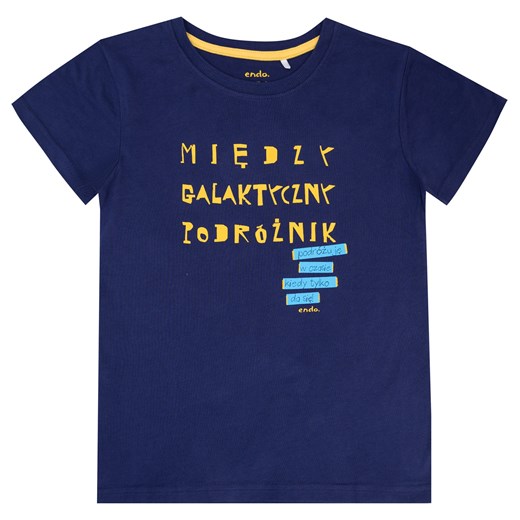 T-shirt z grafiką przód/tył dla chłopca 9-13 lat