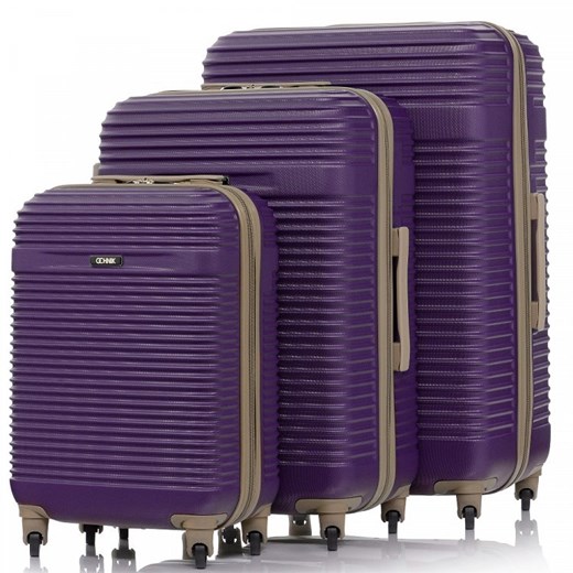 Ochnik Komplet walizek na kółkach WALAB-0021-72  Ochnik One Size SMA Ochnik