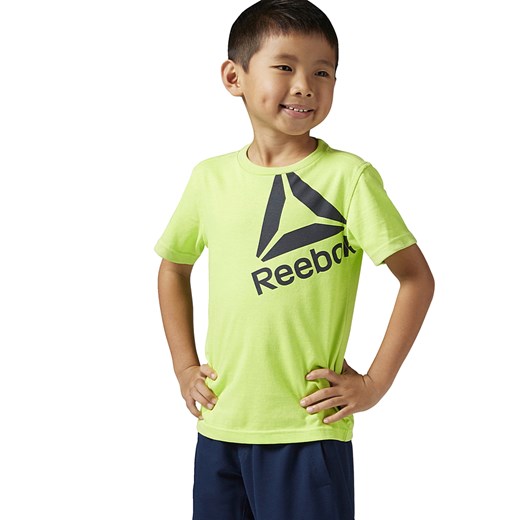 Koszulka Reebok Boys Essentials Basic Plus T-Shirt "Kiwi Green F10-R"