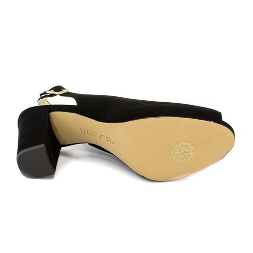 Sandały Unisa Nick 18 Ks Black Kid Suede Unisa 38 EuroButy.com.pl