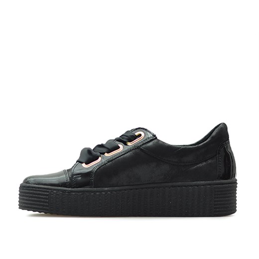 Sneakersy Kiera 670/S-58L Czarne lico+lakier Kiera czarny  Arturo-obuwie