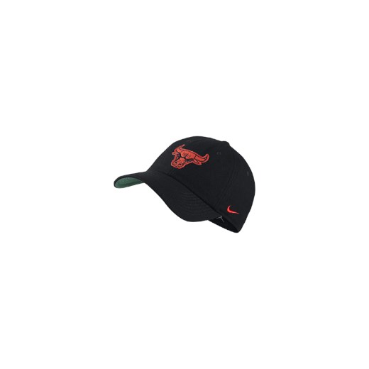 Czapka uniseks NBA Chicago Bulls Nike Heritage86 - Czerń czarny Nike One Size