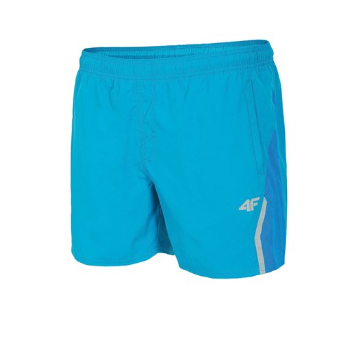 Męskie szorty sportowe z krótszymi nogawkami 4F jasny-niebieski