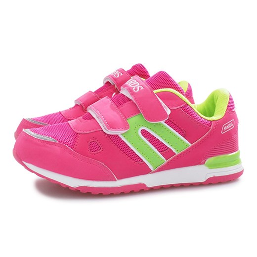 Buty sportowe dziecięce różowe wiosenne 