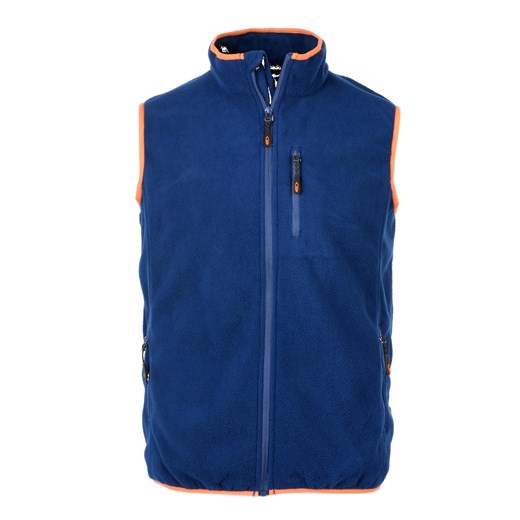 MĘSKA KAMIZELKA POLAROWA TOMAR 59374-POSEIDON/CEL MARTES, Rozmiar - M, Kolor - POSEIDON/CELOSIA ORANGE, Płeć - JUNIOR