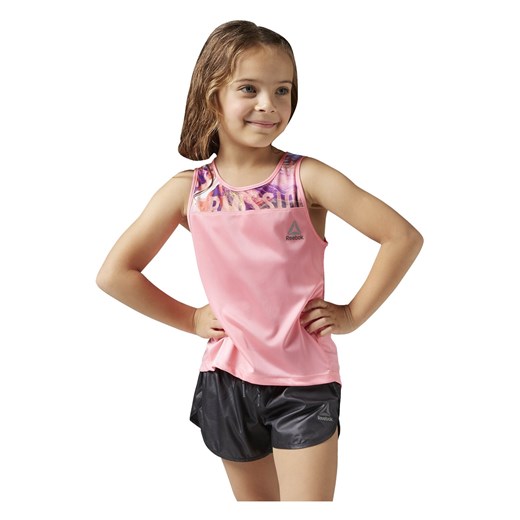 DZIEWCZĘCA KOSZULKA GIRLS STUDIO KIDS TANK BK4353 REEBOK, Rozmiar - 2XS, Kolor - BK4353, Płeć - JUNIOR rozowy Reebok 2XS sklepmartes.pl