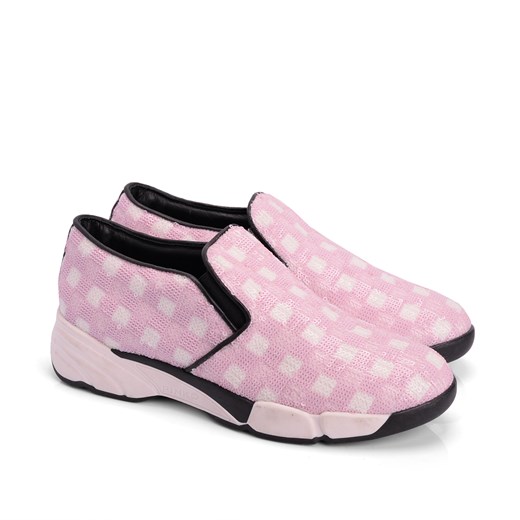 Pinko Sneakersy "Sequins" rozowy Pinko Sneakersy "sequins" 37 wyprzedaż ubierzsie.com 