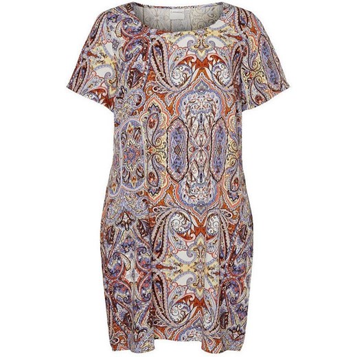 JUNAROSE SUKIENKA ORIENTALNE WZORY 6113 Junarose brazowy 46 MY SIZE