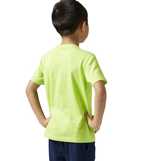 Koszulka Reebok Boys Essentials Basic Plus T-Shirt "Kiwi Green F10-R"