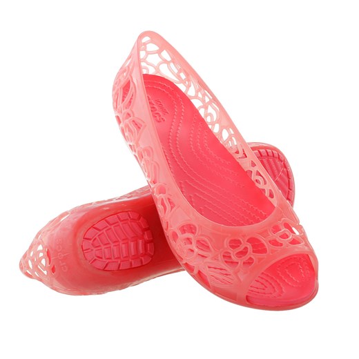 Buty Crocs Isabella Jelly Flat W "Coral"