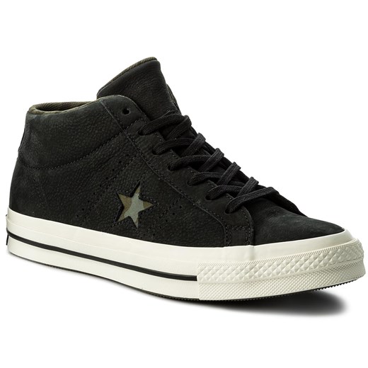 Sneakersy CONVERSE - One star Mid 159747C Black/Gret/Herbal czarny Converse 42 eobuwie.pl