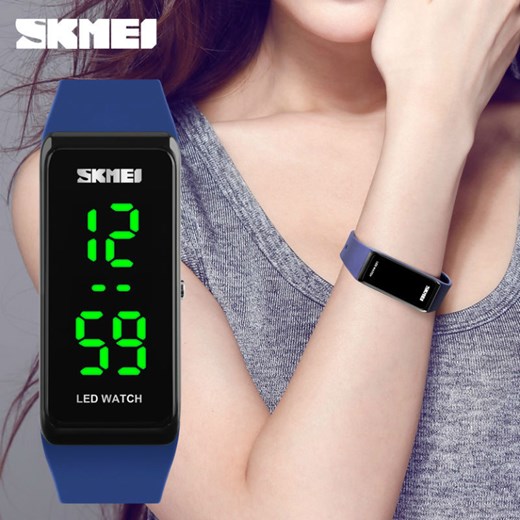 Skmei LED Watch 1265 (zs508d) - Niebieski || Czarny  Skmei  TAYMA