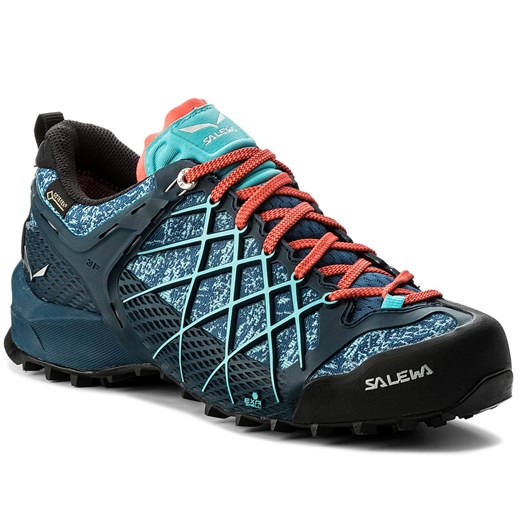 Trekkingi SALEWA - Ws Wildfire Gtx GORE-TEX 63488-8964 Poseidon/Capri zielony Salewa 40 eobuwie.pl