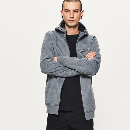 Cropp - Polar z kapturem - Jasny szary szary Cropp M
