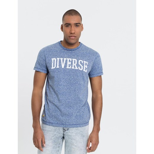 Koszulka MERCED Niebieski Melanż   XXL Diverse