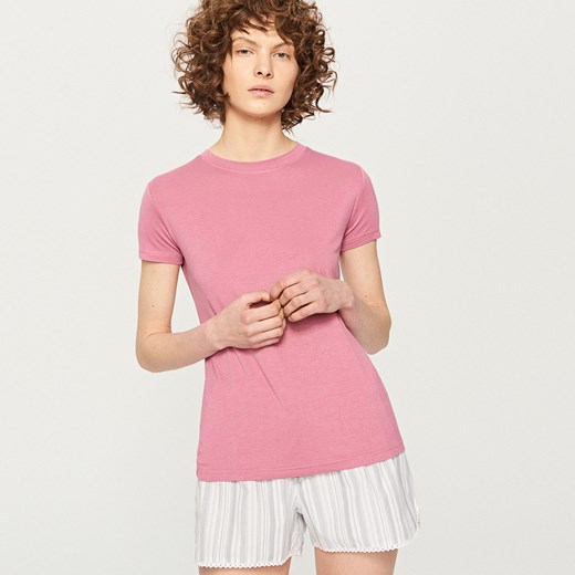 Reserved - Dwuczęściowa piżama - Różowy rozowy Reserved M 