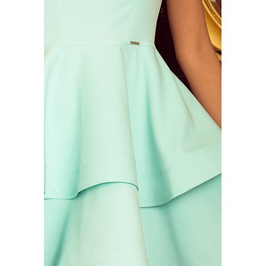 169-4 Sukienka CRISTINA rozkloszowana - MIĘTOWA Numoco  M Yasmine