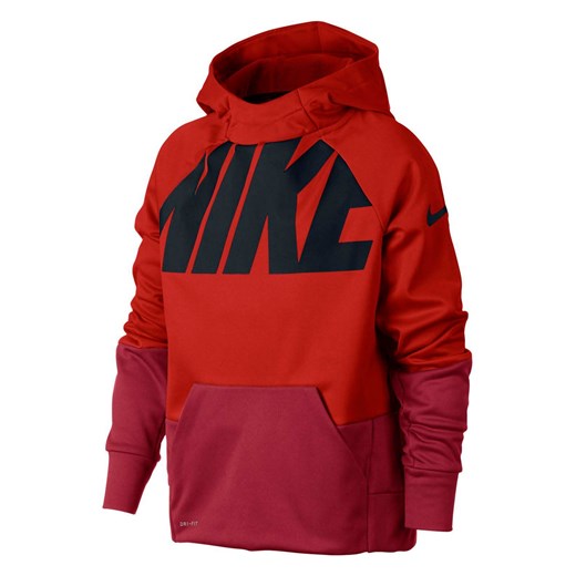 JUNIORSKA BLUZA B NK THRMA HOODIE PO NIKE GFX 899627-634 NIKE, Kolor - 899627-634, Płeć - JUNIOR, Rozmiar - L czerwony Nike XL sklepmartes.pl