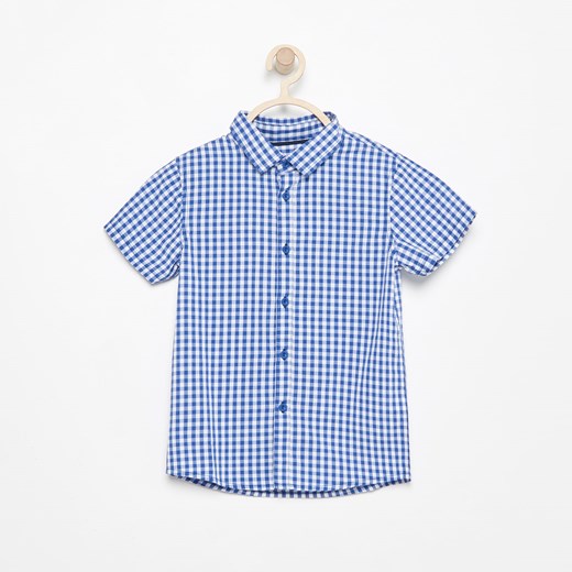 Reserved - Koszula z krótkim rękawem - Granatowy niebieski Reserved 92 