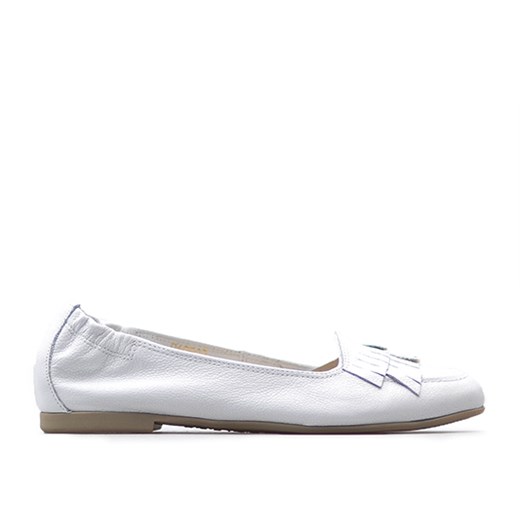 Baleriny Mariaż 01999/3 Białe lico Mariaż   Arturo-obuwie