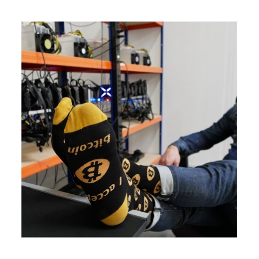 Skarpety męskie bitcoin Krebo 43-46 Recenogi.pl