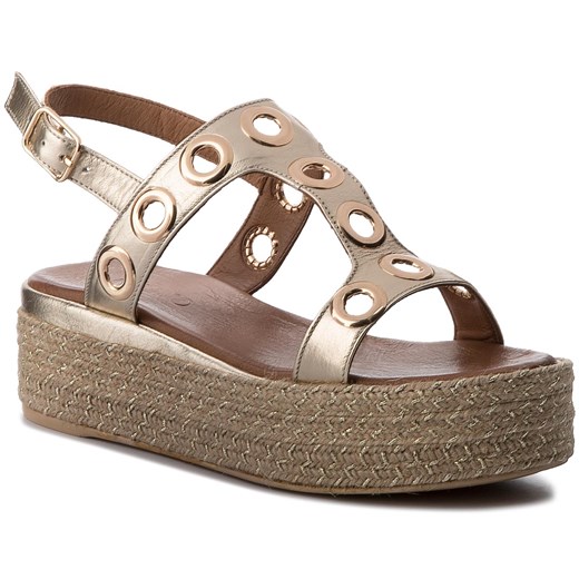 Espadryle INUOVO - 8916 Gold  Inuovo 41 eobuwie.pl