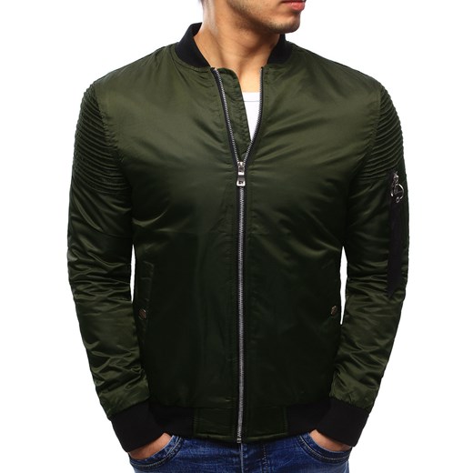 Kurtka męska bomber jacket zielona (tx2067) Dstreet  L 