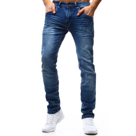 Spodnie jeansowe męskie niebieskie (ux1189) Dstreet  36 okazja  