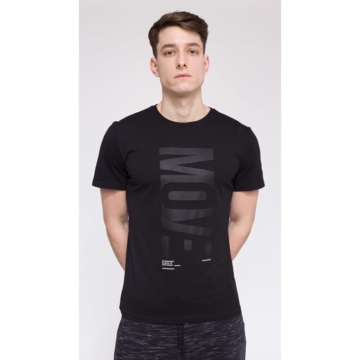T-shirt męski TSM218 - głęboka czerń