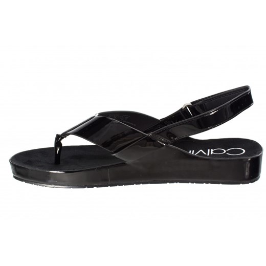 Japonki Manira Patent E6694 Black Calvin Klein czarny Ego w Calvin Klein Japonki Manira Patent E6694 Black Ceny i