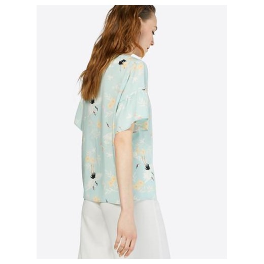 Bluzka 'printed ruffle sleeve blouse'  Mint & Berry M AboutYou