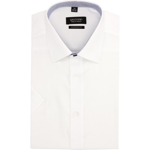 koszula bexley 2488/2 krótki rękaw custom fit biały Recman  40/176-182 