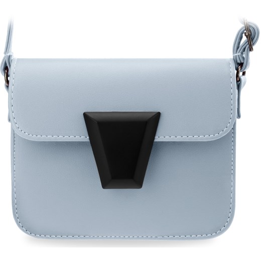 Modna mała klasyczna torebka damska listonoszka kolory -  błękitny