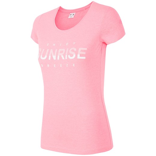 T-shirt damski  TSD453 - różowy  4F  