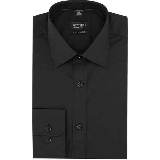 koszula versone cod4 długi rękaw custom fit czarny czarny Recman 39/188-194 