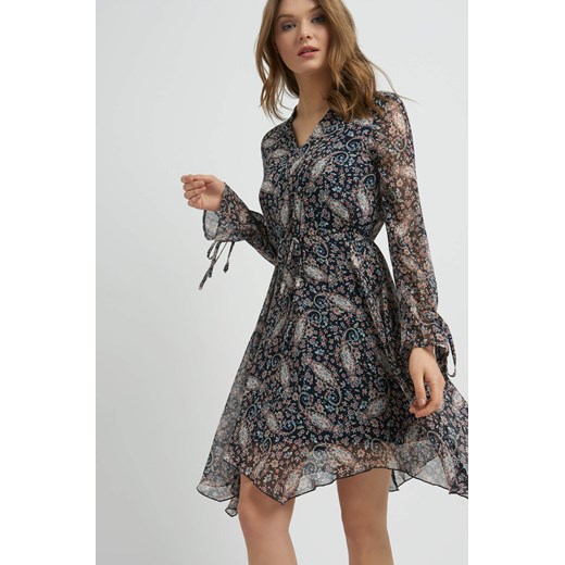 Asymetryczna sukienka ze wzorem paisley ORSAY 