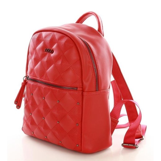 OBO Stylowy plecak  z napami czerwony czerwony Nobo One Size merg.pl wyprzedaż 