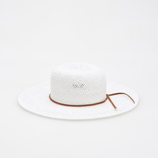 Reserved - Biały kapelusz - Biały bialy Reserved S 
