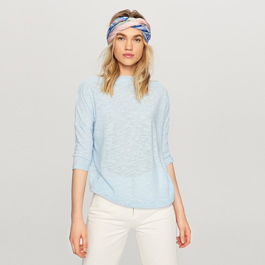Reserved - Melanżowy sweter - Niebieski Reserved  L 