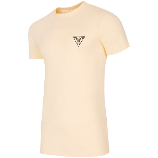 T-shirt męski TSM292 - jasny żółty 4F   