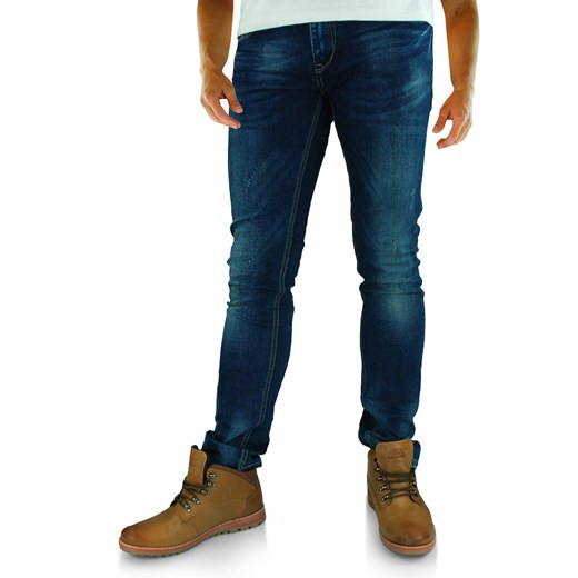 Jeansy męskie w kolorze ciemno-niebieskim E8061