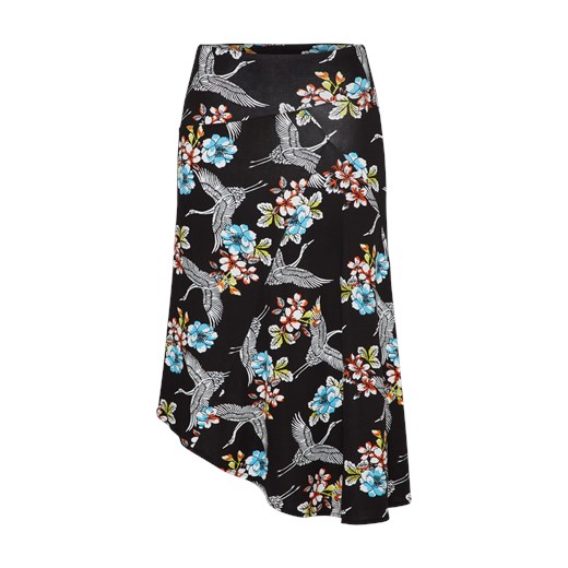 Spódnica 'Long Midi skirt with bird print'