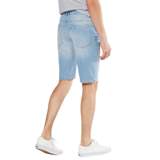 Jeansy 'LIGHT BLUE DENIM SHORTS WITH ABRASIONS'